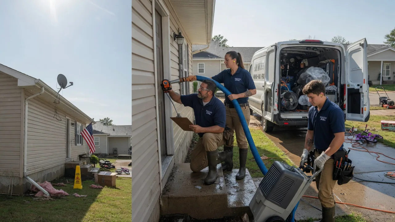 Ceiling Water Damage Restoration in Ladora, IA near me