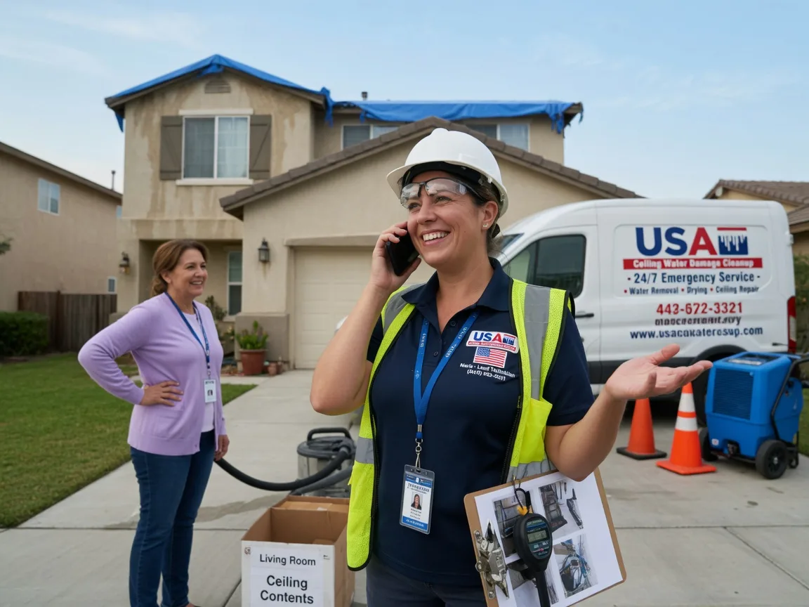 Ceiling Water Damage Restoration Ladora, IA FAQs